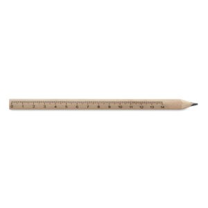 Tämä kynä ei ole vain kynä, vaan siinä on myös 14 cm pitkä viivoitin