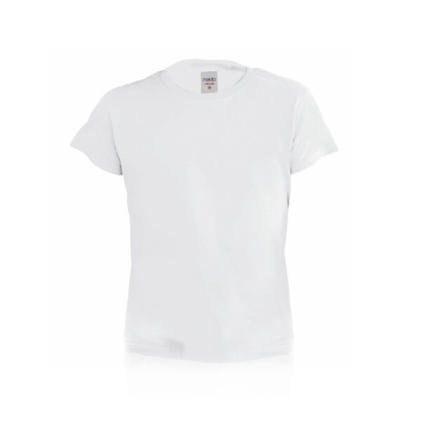 Lasten valkoinen t-paita - Sunglobe mainolahjat