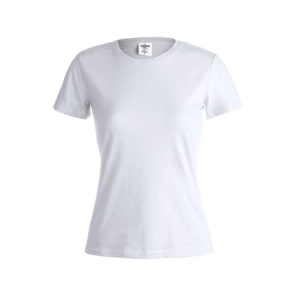 Naisten valkoinen t-paita - Sunglobe mainoslahjat