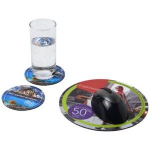 Q-Mat®-hiirimatto- ja lasinalussetti, yhdistelmä 5