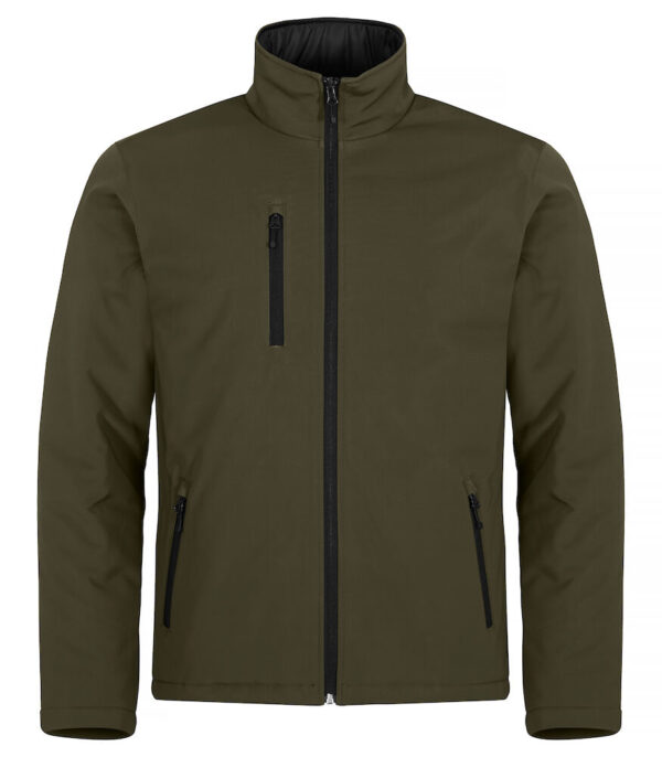 Topattu softshell-materiaali